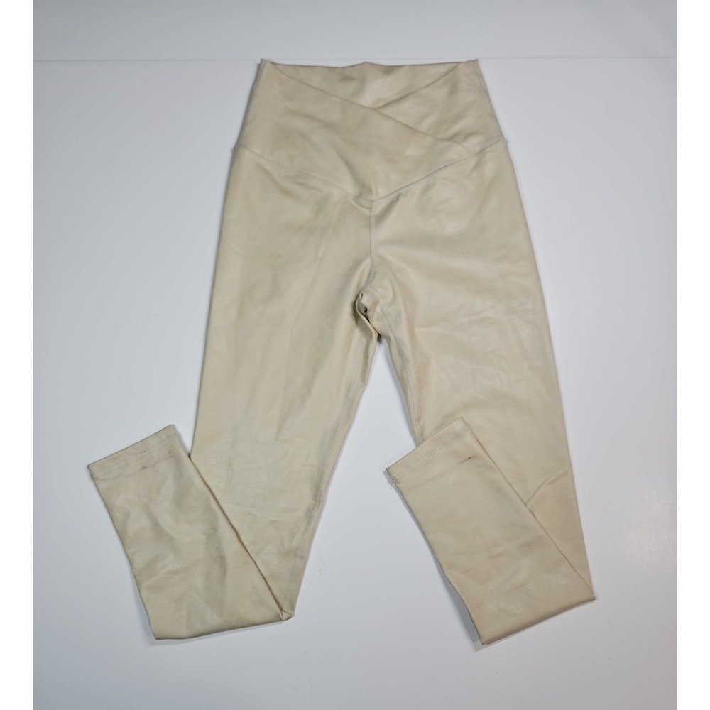 OFFLINE by Aerie Womens  Beige Crossover Waist Leggings‎ Size Medium NWOT